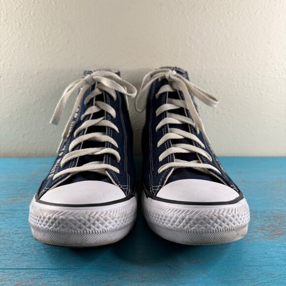 Converse Allstar Renew Blue 'Life's Too Short To Waste' Hi Top Sneakers Sz 8 - Picture 2 of 9